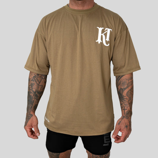 Khalid Taha Oversize T-Shirt Beige