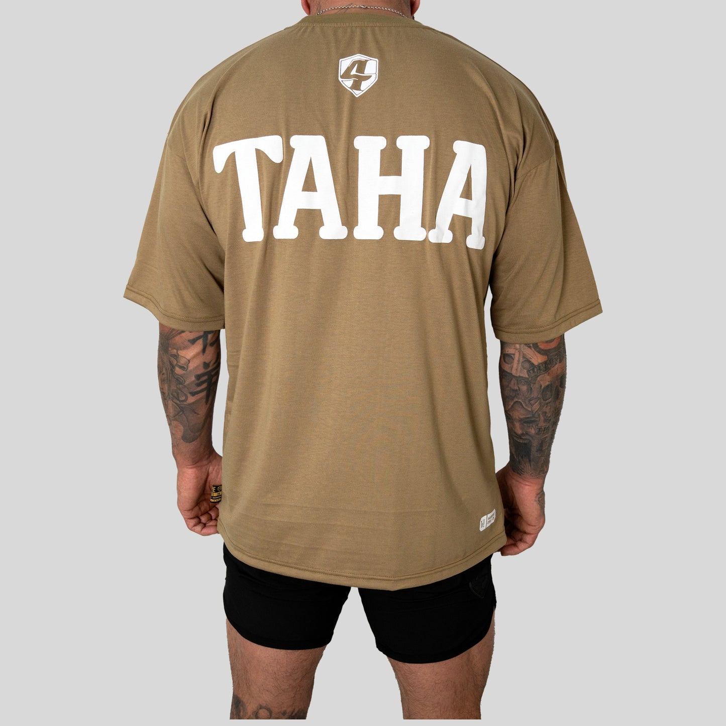 Khalid Taha Oversize T-Shirt Beige