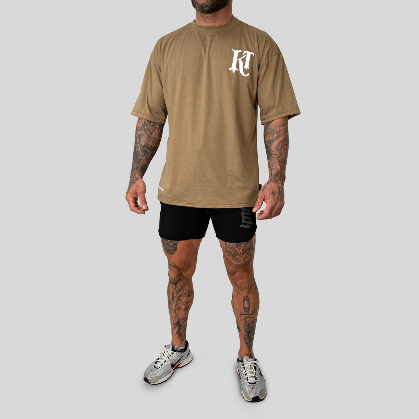 Khalid Taha Oversize T-Shirt Beige