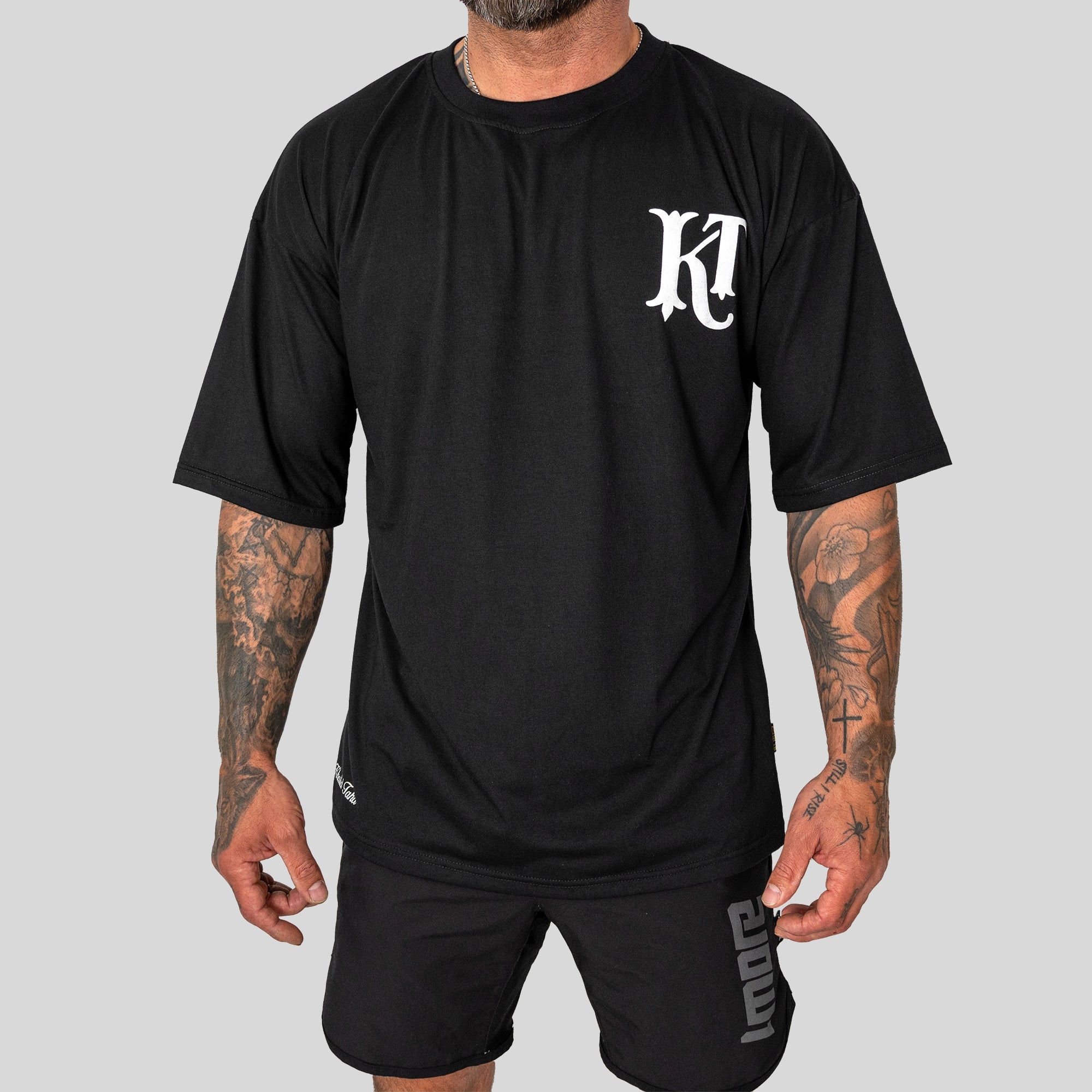 Khalid Taha Oversize T-Shirt Schwarz