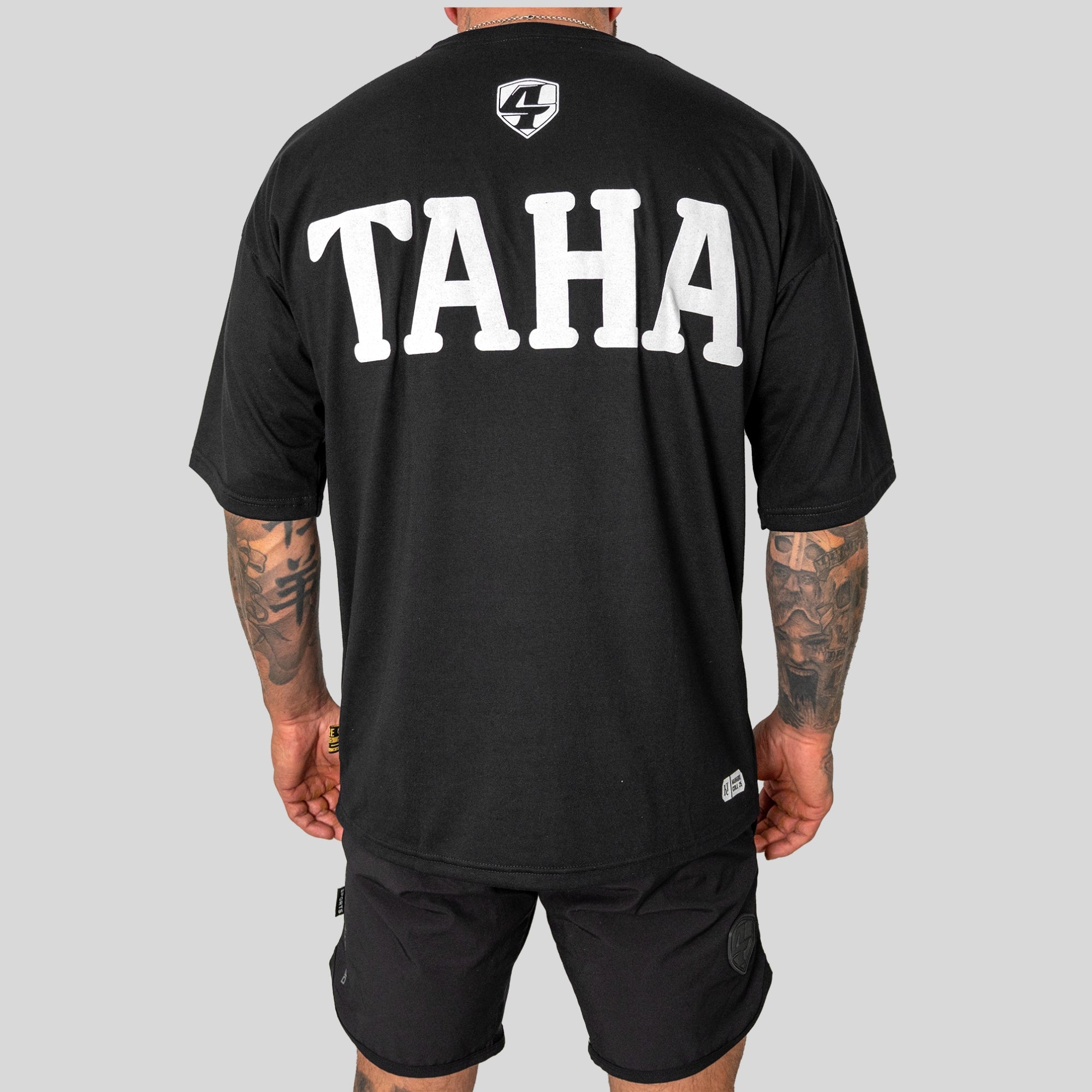 Khalid Taha Oversize T-Shirt Schwarz