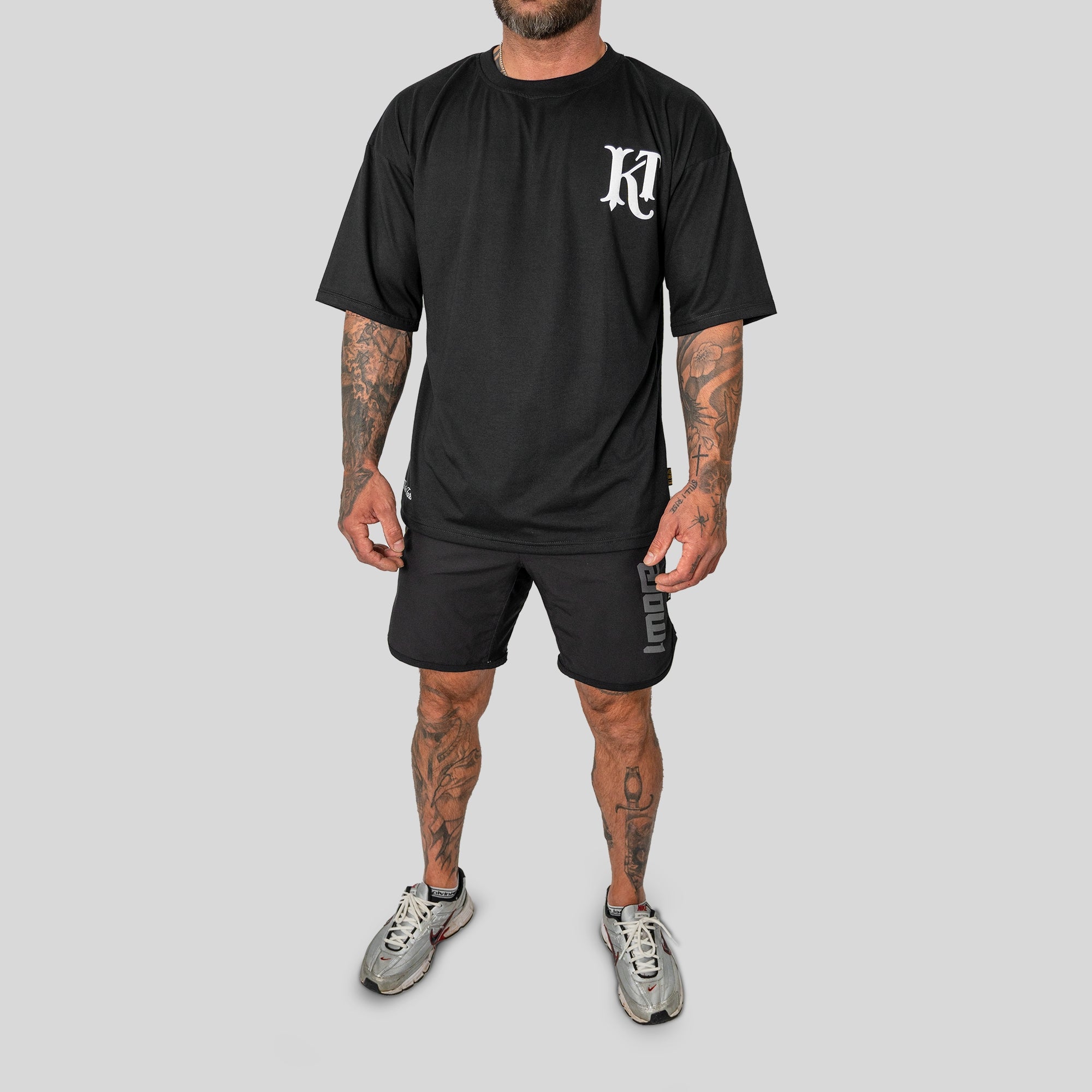 Khalid Taha Oversize T-Shirt Schwarz