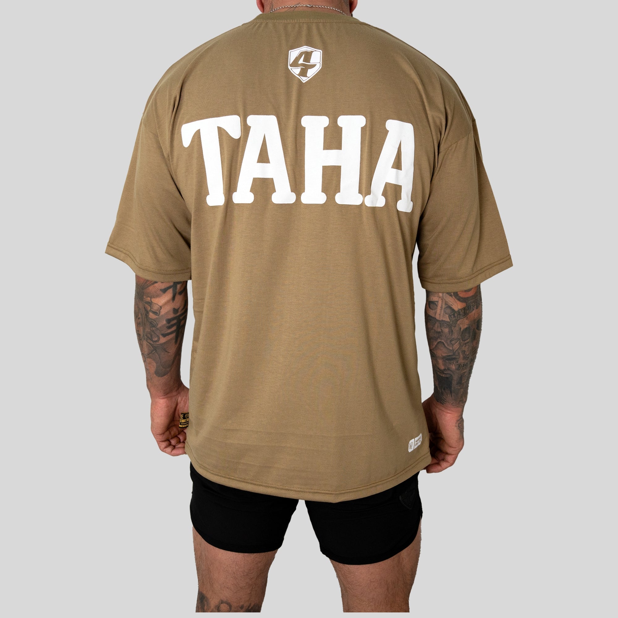 Khalid Taha Oversize T-Shirt Beige